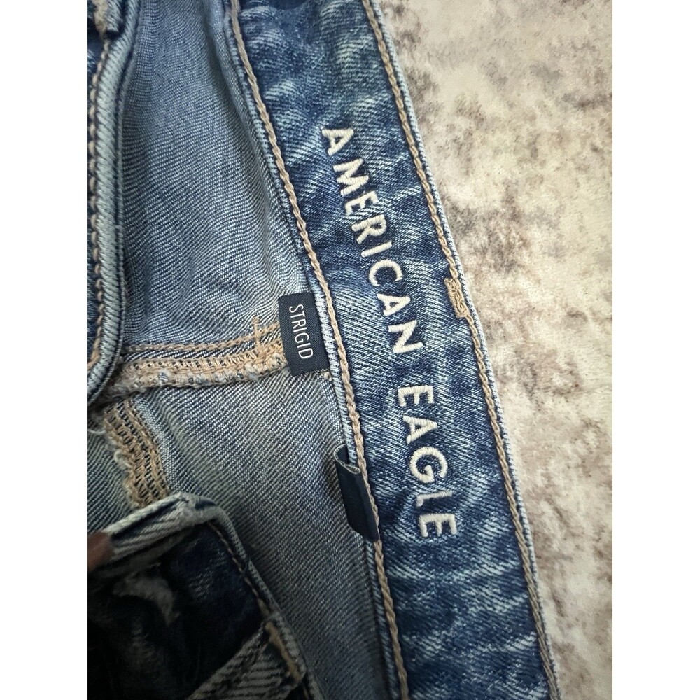 American Eagle Jeans Women 00 Short Mom Jeans Distressed Strigid - Picture 7 of 11